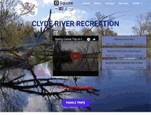 Tablet Screenshot of clyderiverrecreation.com